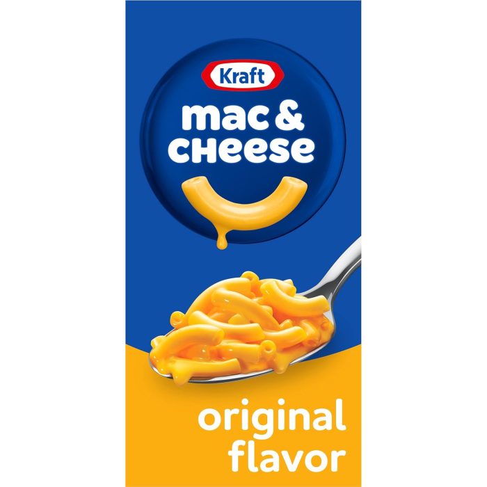 Kraft Original Macaroni & Cheese Dinner (7.25 oz Box) (Pack of 6)